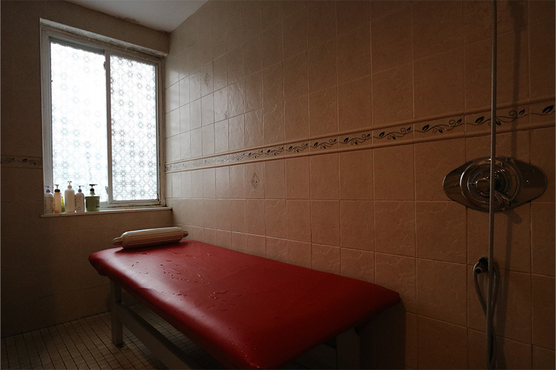 Clean comfortable spa environment